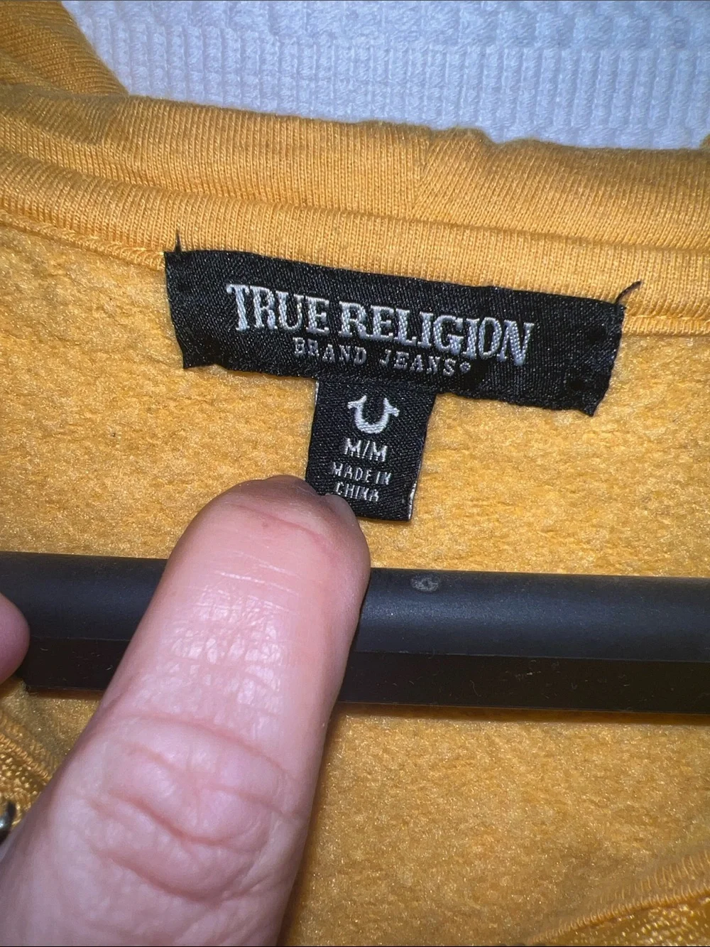 True Religion Kids Yellow Full-Zip Hoodie
